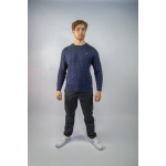 Polo Ralph Lauren Sweter 710876762 Cable-Knit Cotton Sweater, granatowy - obrazek 5