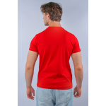 Lacoste Koszulka TH2038 Regular Fit, czerwona - obrazek 4