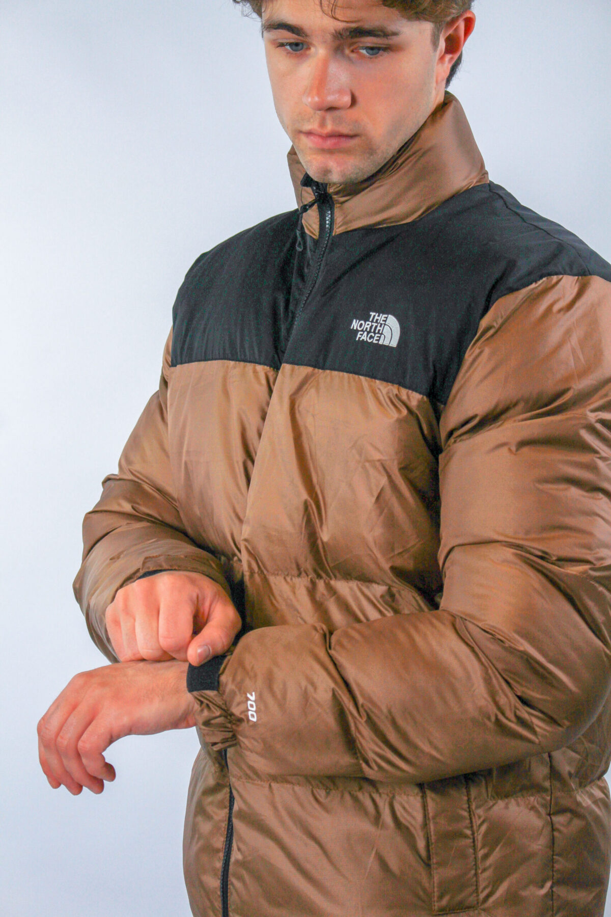 Kurtka The North Face męska brązowa — zdjęcie 7