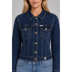 Guess Kurtka jeansowa W2GXN2FRIEN Oversize Denim, niebieska - obrazek 4
