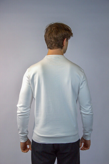 Armani Exchange Bluza TUMH2948Y65 Sweatshirt, biała - obrazek 7