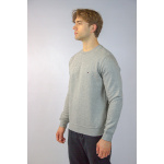 Tommy Hilfiger Bluza MW0MW32735 Flag Logo Sweatshirt, szara - obrazek 3