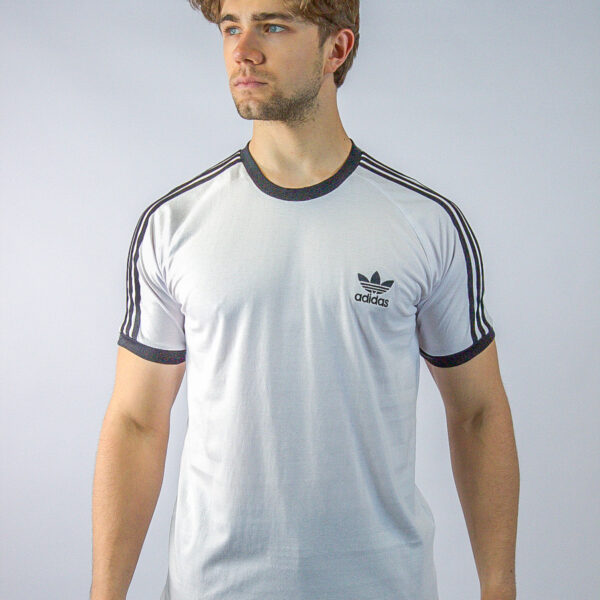 Koszulka Adidas męska biała 3-Stripes