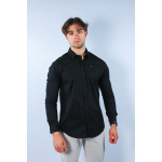 Tommy Jeans Koszula DM0DM04405 Slim Fit, czarna - obrazek 2