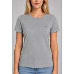 Tommy Hilfiger Koszulka WW0WW27735 P9V NEW CREW NECK TEE, szara - obrazek 4