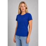 Tommy Hilfiger Koszulka WW0WW27735 DW5 NEW CREW NECK TEE, niebieska - obrazek 2