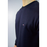 Tommy Hilfiger Bluza MW0MW32735 Core Logo Sweatshirt, granatowa - obrazek 7