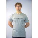 Tommy Hilfiger Koszulka MW0MW11465 Core Tommy Logo Tee, szara - obrazek 4