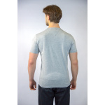 Tommy Hilfiger Koszulka MW0MW10800 Stretch Slim Fit Tee, szara - obrazek 4