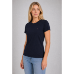 Tommy Hilfiger Koszulka WW0WW27735 New Crew Neck Tee, granatowa