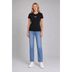 Tommy Jeans Koszulka DW0DW18397 BDS TJM Slim Essential Logo 1 SS EXT, czarna - obrazek 6