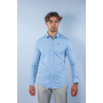 Tommy Jeans Koszula DM0DM04405 Slim Fit, niebieska