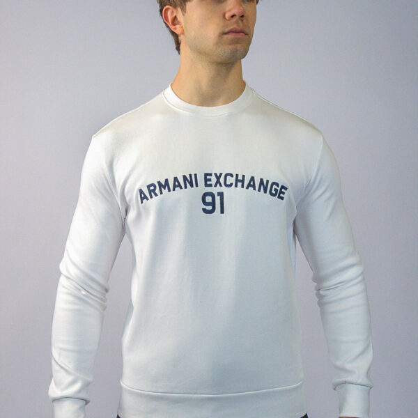 Bluza Armani Exchange męska biała
