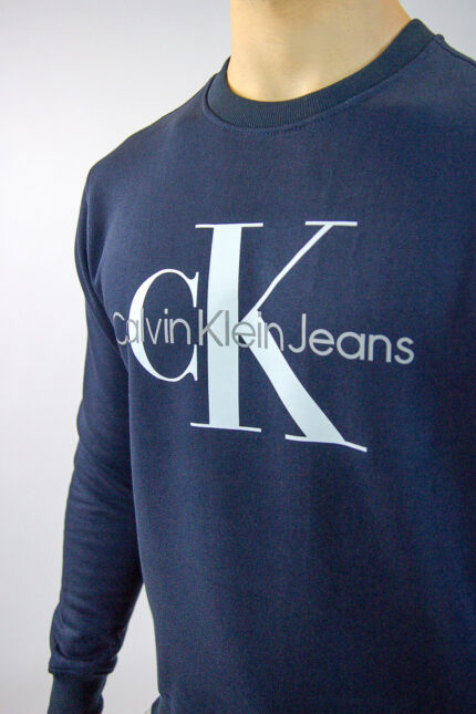 Calvin Klein Jeans Bluza bez kaptura J30J320933 CHW, granatowa - obrazek 6