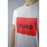 Hugo Koszulka 50467952 Diragolino212 T-shirt, biała - obrazek 8