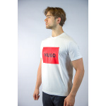 Hugo Koszulka 50467952 Diragolino212 T-shirt, biała - obrazek 3