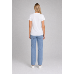 Guess Koszulka W1YI1BI3Z14 Triangle Logo T-shirt, biała - obrazek 7