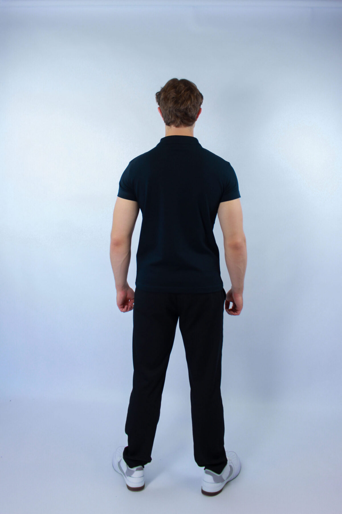 Koszulka polo Lacoste męska Regular Fit granatowa — zdjęcie 4