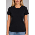 Tommy Hilfiger Koszulka WW0WW27735 New Crew Neck Tee, czarna - obrazek 4