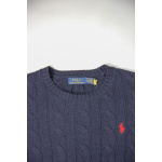 Polo Ralph Lauren Sweter 710876762 Cable-Knit Cotton Sweater, granatowy - obrazek 7