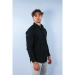 Tommy Jeans Koszula DM0DM04405 Slim Fit, czarna - obrazek 3