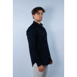 Tommy Jeans Koszula DM0DM04405 Slim Fit, granatowa - obrazek 4
