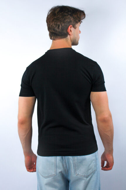 Lacoste Koszulka TH2038 Regular Fit, czarna - obrazek 7