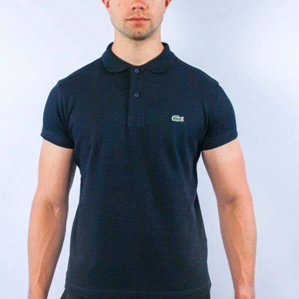Koszulka polo Lacoste męska Regular Fit granatowa