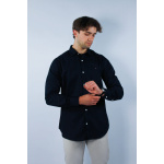 Tommy Jeans Koszula DM0DM04405 Slim Fit, granatowa - obrazek 2