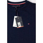 Tommy Hilfiger Koszulka MW0MW10800 Stretch Slim Fit Tee, granatowa - obrazek 9