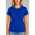 Tommy Hilfiger Koszulka WW0WW27735 DW5 NEW CREW NECK TEE, niebieska - obrazek 4