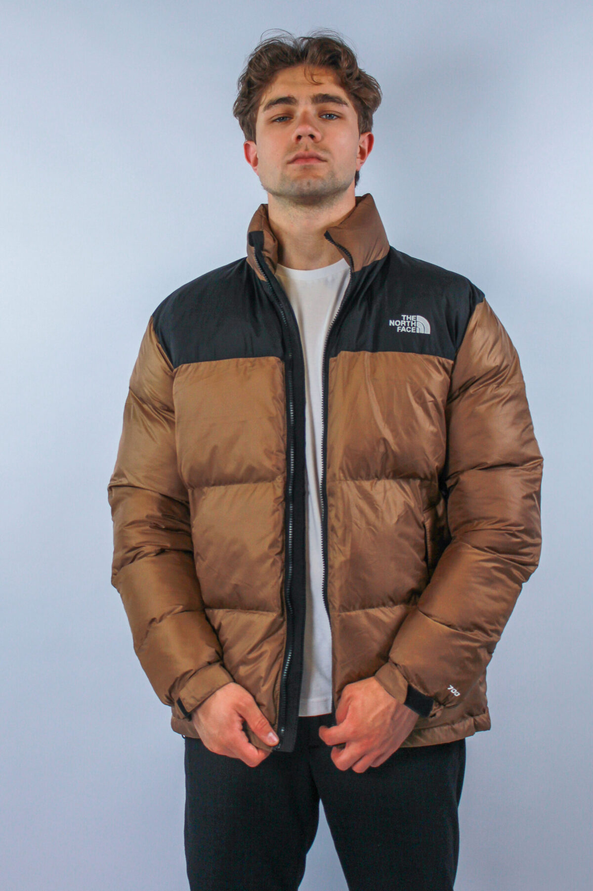 Kurtka The North Face męska brązowa — zdjęcie 3