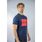 Hugo Koszulka 50467952 Diragolino212 T-shirt, granatowa - obrazek 2