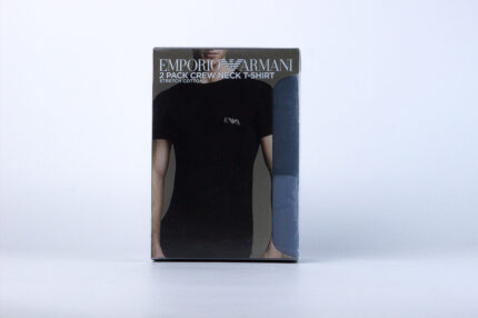 Emporio Armani Koszulka EM001849 AF10778 2 Pack Parte Alta, niebieska - obrazek 10
