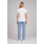 Tommy Jeans Koszulka DW0DW18397 YBR TJM Slim Essential Logo 1 SS EXT, biała - obrazek 7