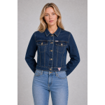 Guess Kurtka jeansowa W2GXN2FRIEN Oversize Denim, niebieska - obrazek 3