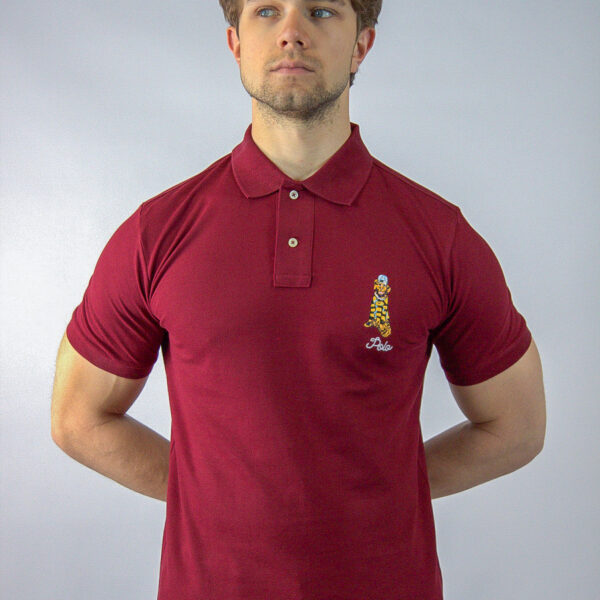 Koszulka polo Polo Ralph Lauren męska bordowa