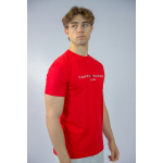 Tommy Hilfiger Koszulka MW0MW11797 Core Tommy Logo Tee, czerwona - obrazek 4