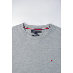 Tommy Hilfiger Koszulka MW0MW10800 Stretch Slim Fit Tee, szara - obrazek 7