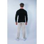 Tommy Hilfiger Sweter MW0MW04979 032 Core Cotton Silk V-neck, czarny - obrazek 7
