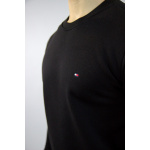 Tommy Hilfiger Bluza MW0MW32735 Flag Logo Sweatshirt, czarna - obrazek 7