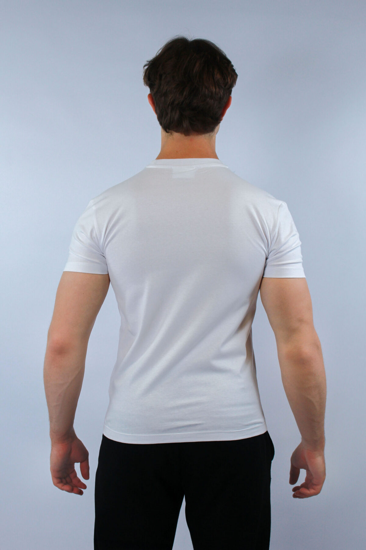 Koszulka Lacoste męska Regular Fit biała — zdjęcie 5