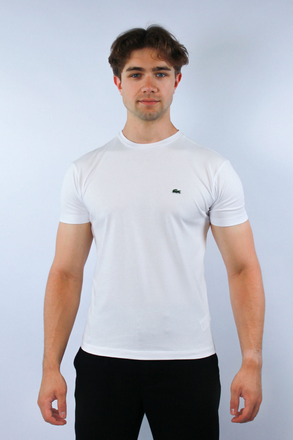 Koszulka Lacoste męska Regular Fit biała