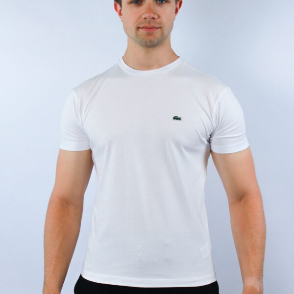 Koszulka Lacoste męska Regular Fit biała