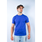 Tommy Hilfiger Koszulka MW0MW10800 Stretch Slim Fit Tee, niebieska - obrazek 2
