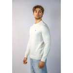 Lacoste Sweter AH1985-51 Mens Crew Neck Cotton Sweater - obrazek 4