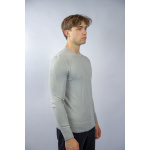 Tommy Hilfiger Sweter MW0MW33511 Chain Ridge Structure Cneck, szary - obrazek 2