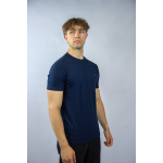 Tommy Hilfiger Koszulka MW0MW10800 Stretch Slim Fit Tee, granatowa - obrazek 2