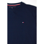 Tommy Hilfiger Koszulka MW0MW10800 Stretch Slim Fit Tee, granatowa - obrazek 8