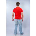 Lacoste Koszulka TH2038 Regular Fit, czerwona - obrazek 5